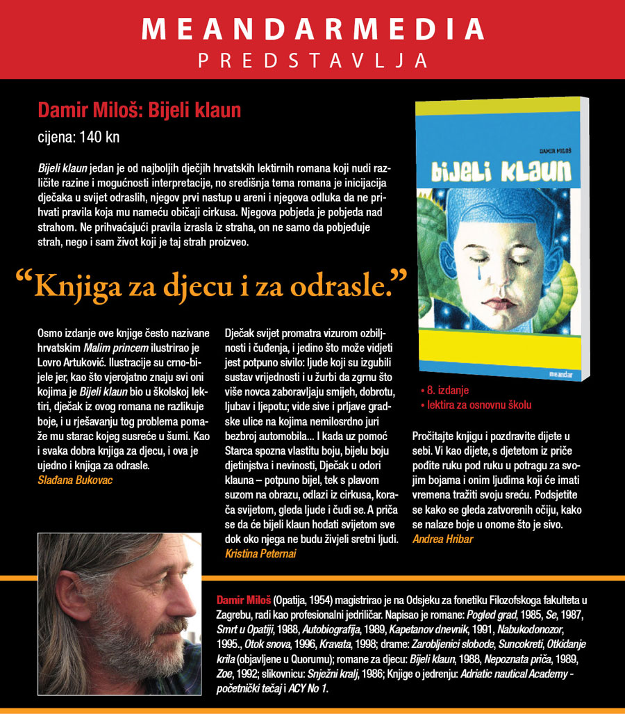 Trenutno pregledavate Newsletter: Damir Miloš – “Bijeli Klaun”